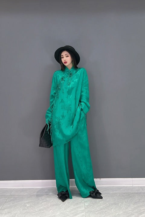 チュニック パンツ セットアップ チャイナ風