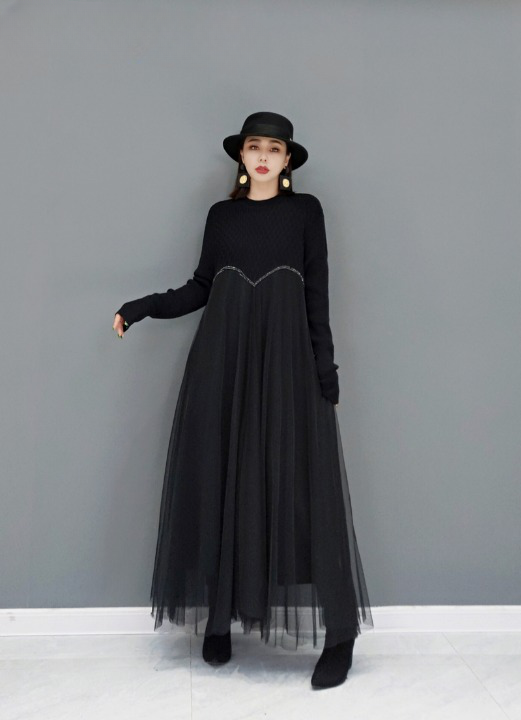 Tulle một mảnh dài lò xo dài