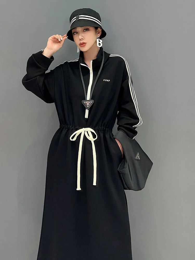 カジュアル&スタイリッシュ スポーティー ワンピース